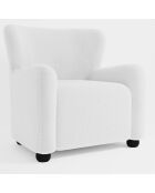 Fauteuil Bruna blanc - 72x73x81 cm