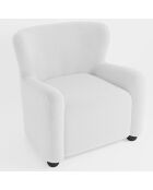 Fauteuil Bruna blanc - 72x73x81 cm