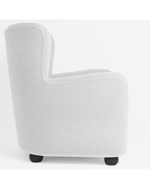 Fauteuil Bruna blanc - 72x73x81 cm