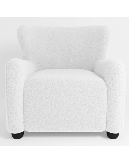 Fauteuil Bruna blanc - 72x73x81 cm