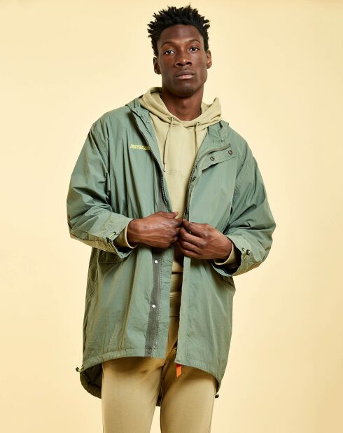 Giacca mista verde Gabriel