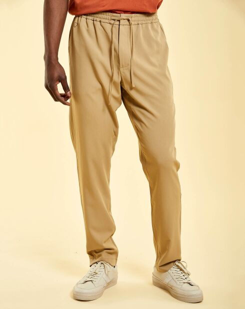 Pantalon John beige foncé