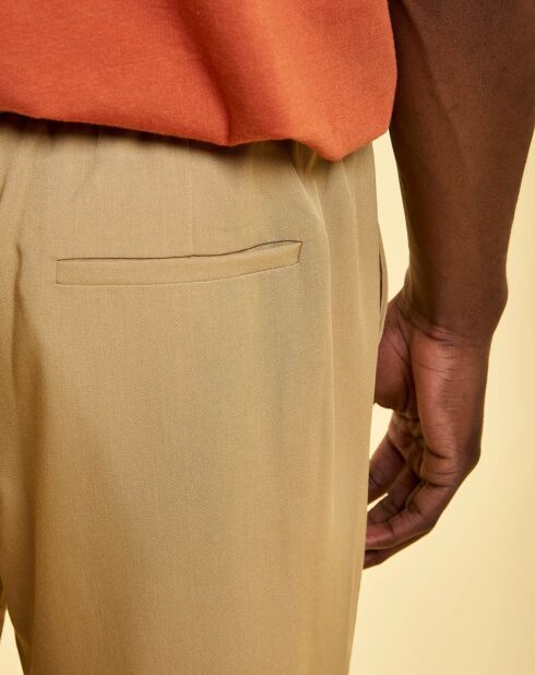 Pantalon John beige foncé