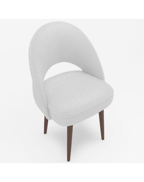Chaise Saori blanche - 52x53x86.5 cm
