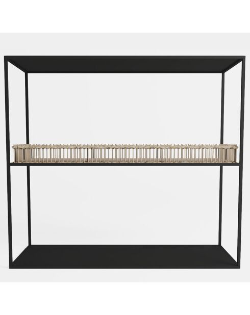 Console Lazare noire - 100x30x85 cm