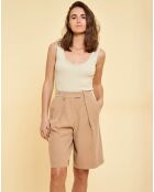 Short Sam beige foncé