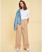 Pantalon Sylvie beige foncé