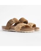 Mules Catarina camel
