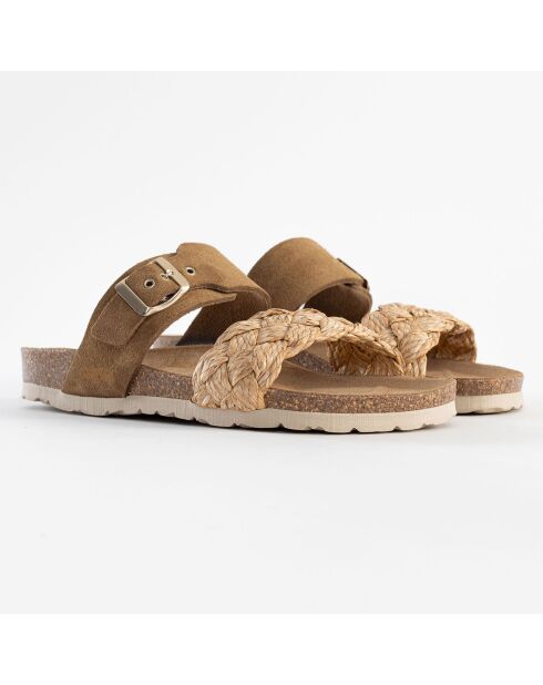 Mules Catarina camel