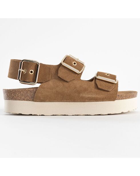 Sandales en Cuir Sadiba camel