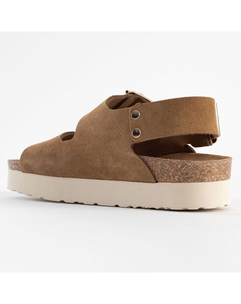 Sandales en Cuir Sadiba camel