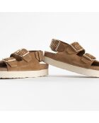 Sandales en Cuir Sadiba camel