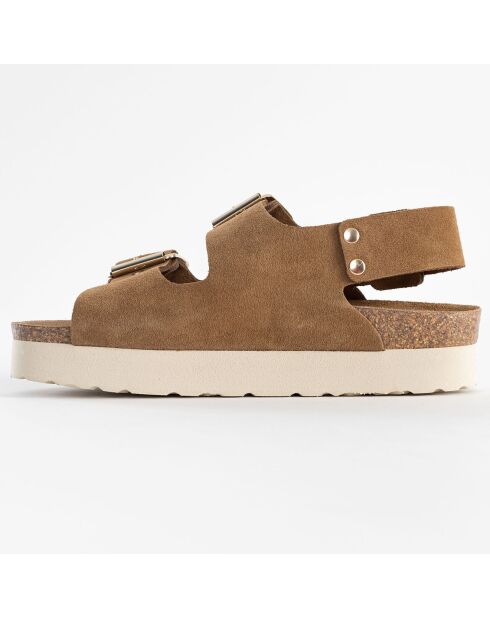 Sandales en Cuir Sadiba camel