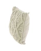 Fodera per cuscino in corda macramè - 35x50 cm