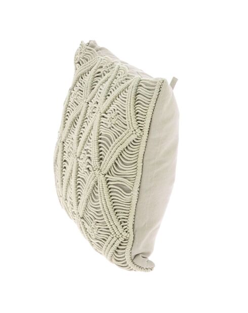 Housse de coussin Macramé ficelle - 35x50 cm