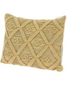 Fodera per cuscino macramè ocra - 35x50 cm