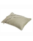 Linen Fringes Kissenbezug aus Leinen, 30 x 45 cm