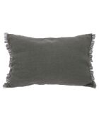 Funda de cojín Étamine antracita - 40x55 cm