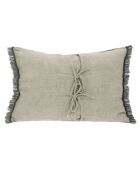 Funda de cojín Étamine antracita - 40x55 cm