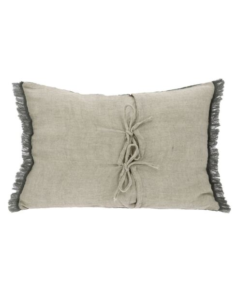 Funda de cojín Étamine antracita - 40x55 cm