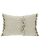 Kissenhülle Etamine, 40 x 55 cm, khakifarben