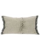 Funda de cojín Étamine antracita - 45x100 cm