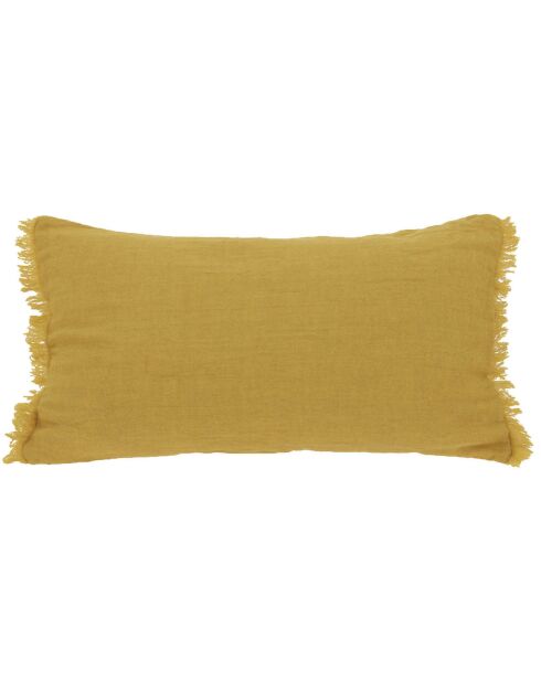 Kissenbezug Etamine, 45 x 100 cm, Ockerfarben