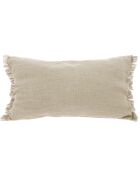 Housse de coussin Étamine naturel - 45x100 cm