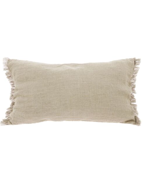 Housse de coussin Étamine naturel - 45x100 cm