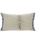 Housse de coussin Étamine indigo - 45x100 cm