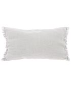 Funda de cojín de estambre blanco - 45x100 cm