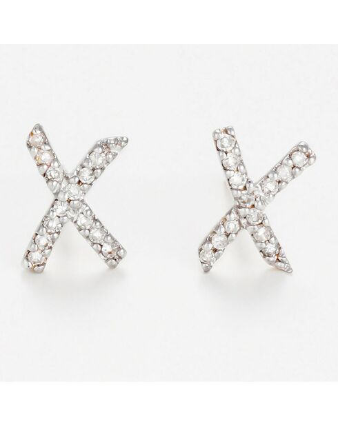 Boucles d'oreilles Life Diamants or jaune