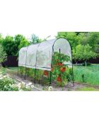Serre tomate 4m V2 vert/transparent - 400x120x170  cm
