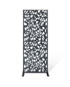 Panneau décoratif universel flora gris  - 150x50 cm