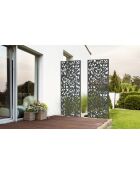 Panneau décoratif universel flora gris  - 150x50 cm
