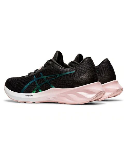 Baskets Dynablast noir/rose
