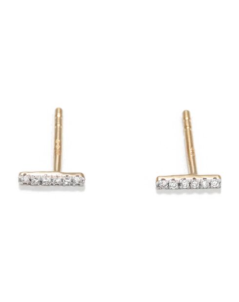 Precious Diamonds Ohrringe 0,03 ct Gelbgold