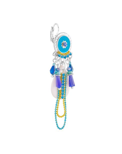 Boucles d'oreilles Blue Lemon turquoise