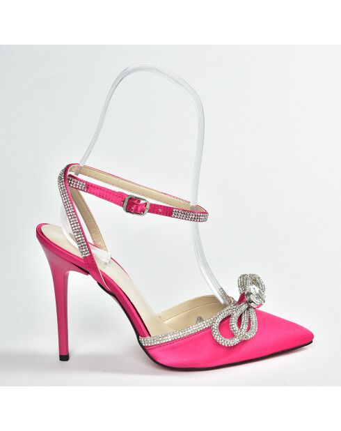 Sandalias fucsia Favola - tacón de 10 cm