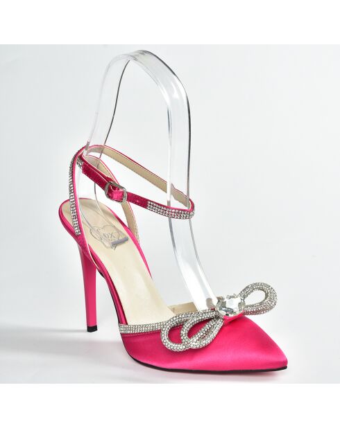 Sandalias fucsia Favola - tacón de 10 cm