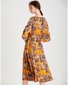 Robe Mckenzie jaune/multicolore