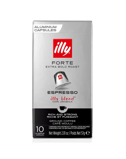 5 Boîtes de 10 Capsules Compatibles Forte - 5x57 gr