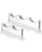 Porte-couvert 3 pièces Bon Ton transparent - 12x2.8 cm