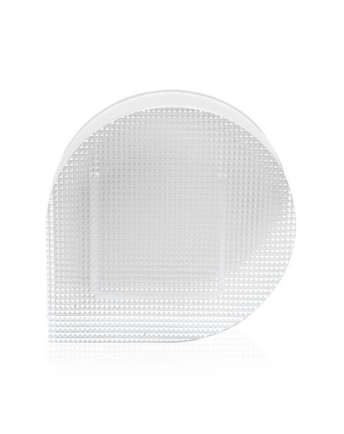 Vase Message blanc - 16x5x16 cm