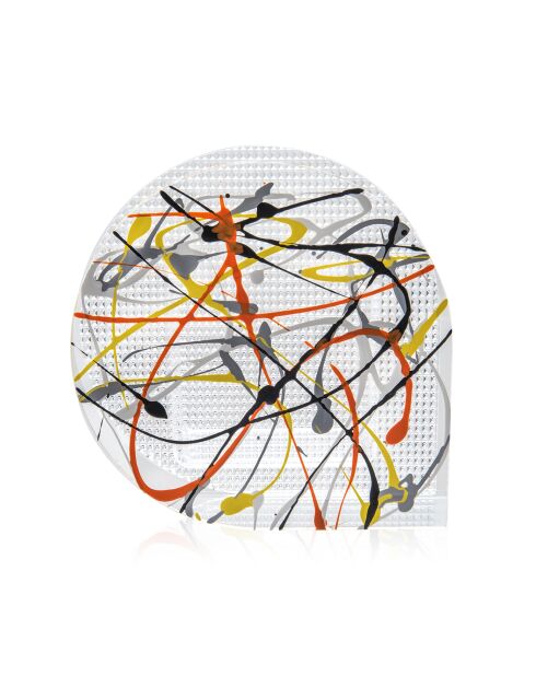 Vase Message multicolore - 16x5x16 cm