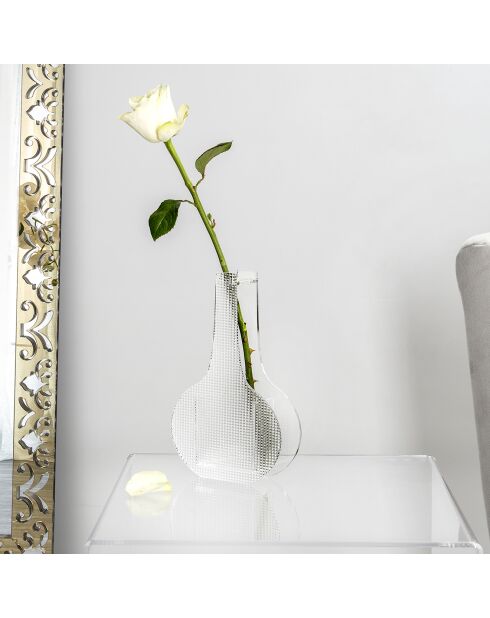 Vase Silhouette transparent - 16.5x5x25 cm