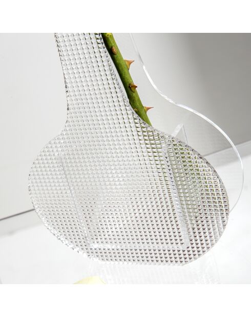 Vase Silhouette transparent - 16.5x5x25 cm