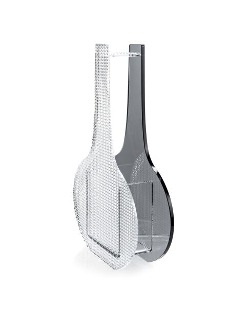 Vase Silhouette gris fumé - 16.5x5x25 cm