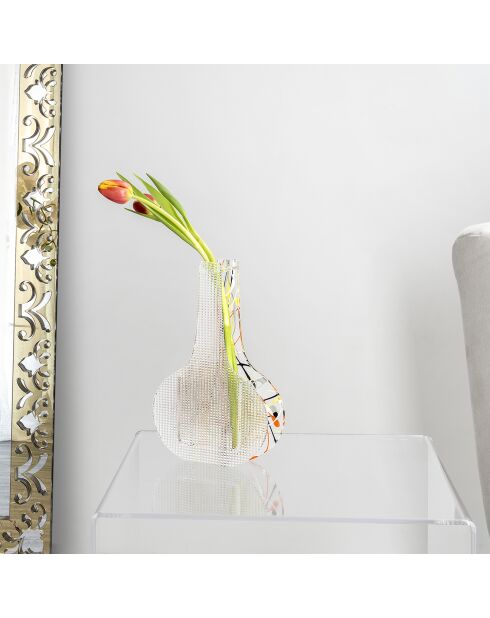 Vase Silhouette multicolore - 16.5x5x25 cm