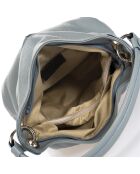 Borsa a tracolla Norah in pelle blu minerale - 34x14x30cm